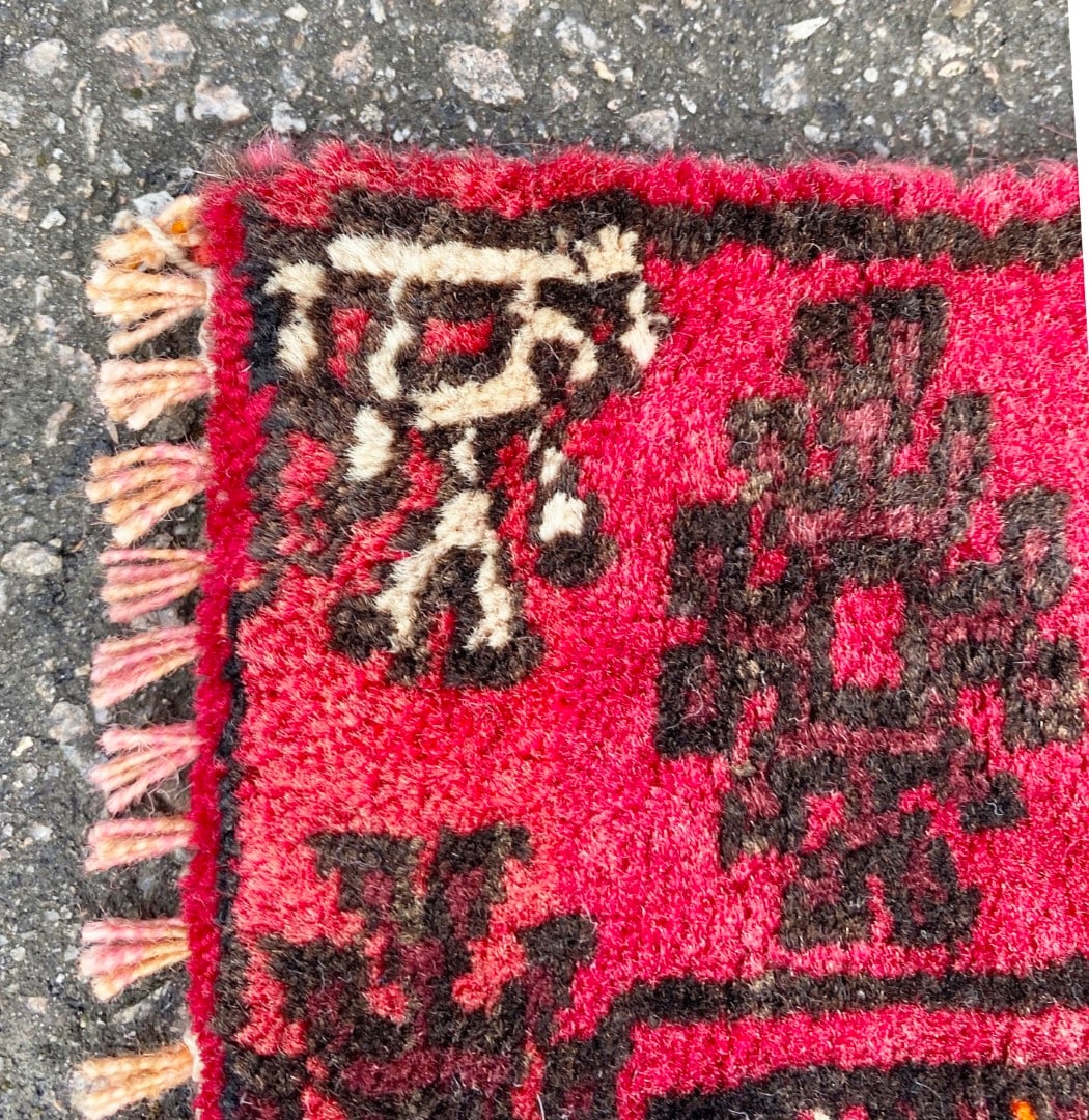 VINTAGE JALDAR HAND KNOTTED WOOL RUG – 3.4 x 6.5 - 5