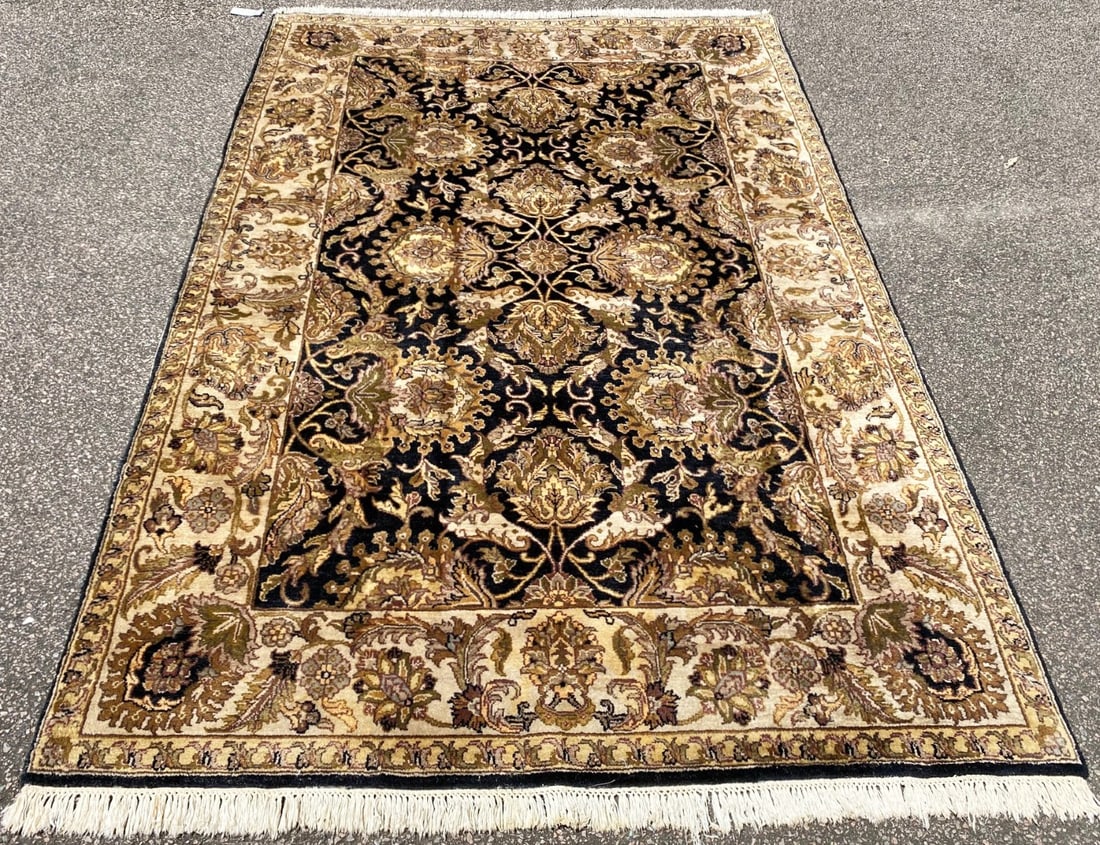 JAIPUR HAND KNOTTED WOOL RUG, NEW, 5.10 x 9.0 (178cm x 274cm) - 3