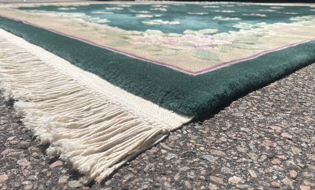 FRENCH STYLE AUBUSSON HAND KNOTTED RUG, 8.2 x 12.0 (249cm x 366cm) - 4