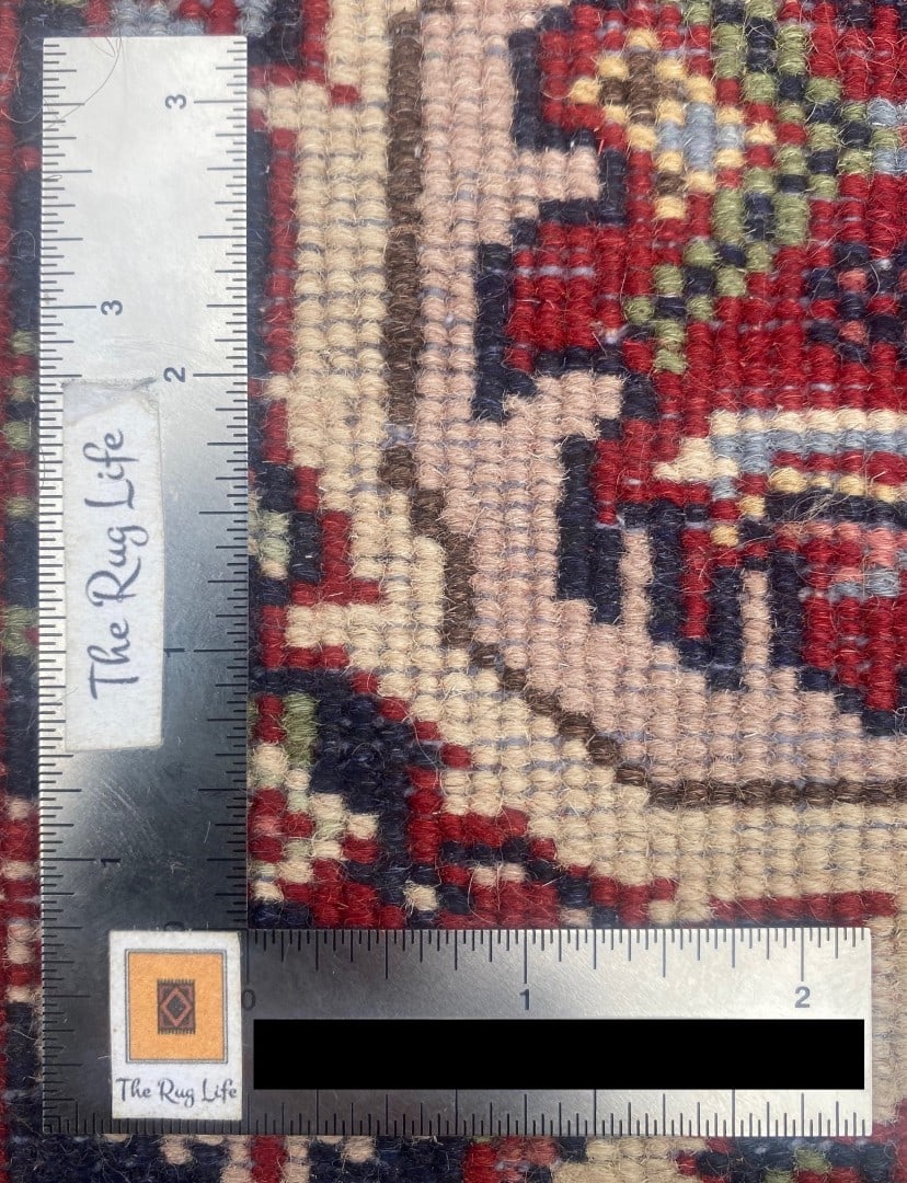 VINTAGE PERSIAN BIDJAR HAND KNOTTED RUG, 3.1 x 5.3 (94cm x 160cm) - 5