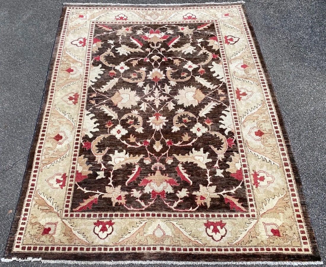 PESHAWAR HAND KNOTTED RUG – 7.10 x 10.2 - 2