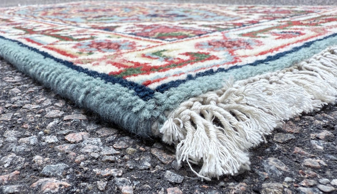 KAZAK HAND KNOTTED RUG, NEW, 2.0 x 4.0 (61cm x 122cm) - 2