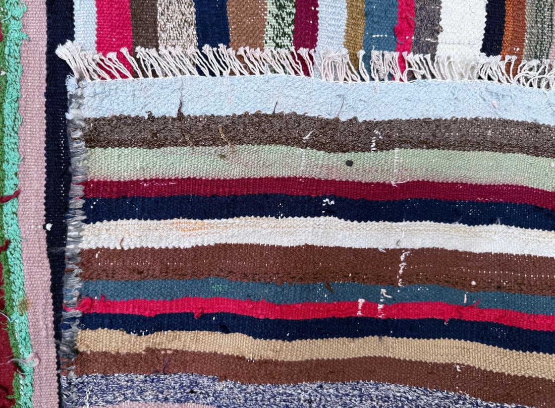 QASHQAI KILIM HAND KNOTTED RUG, NEW, 3.8 x 4.11 (112cm x 150m) - 3