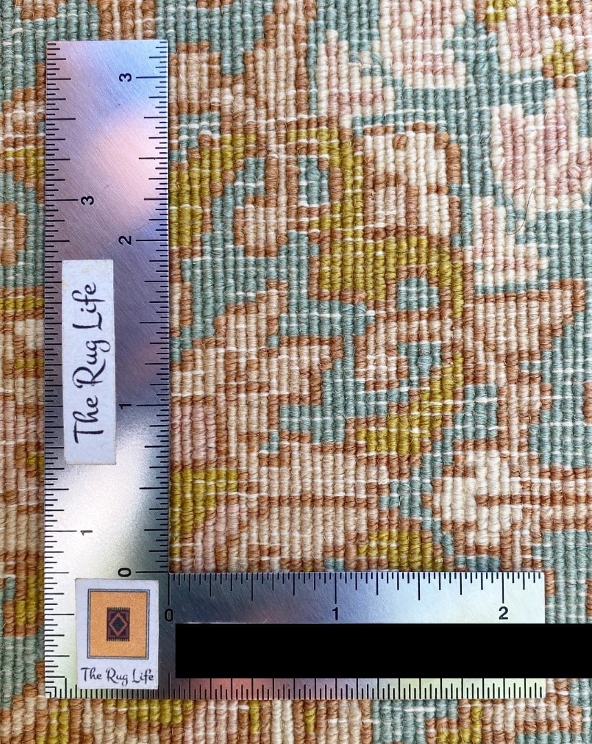 VINTAGE PERSIAN KERMAN HAND KNOTTED RUG WITH 200+ KPSI, 2.7 x 4.4 (79cm x 132cm) - 5
