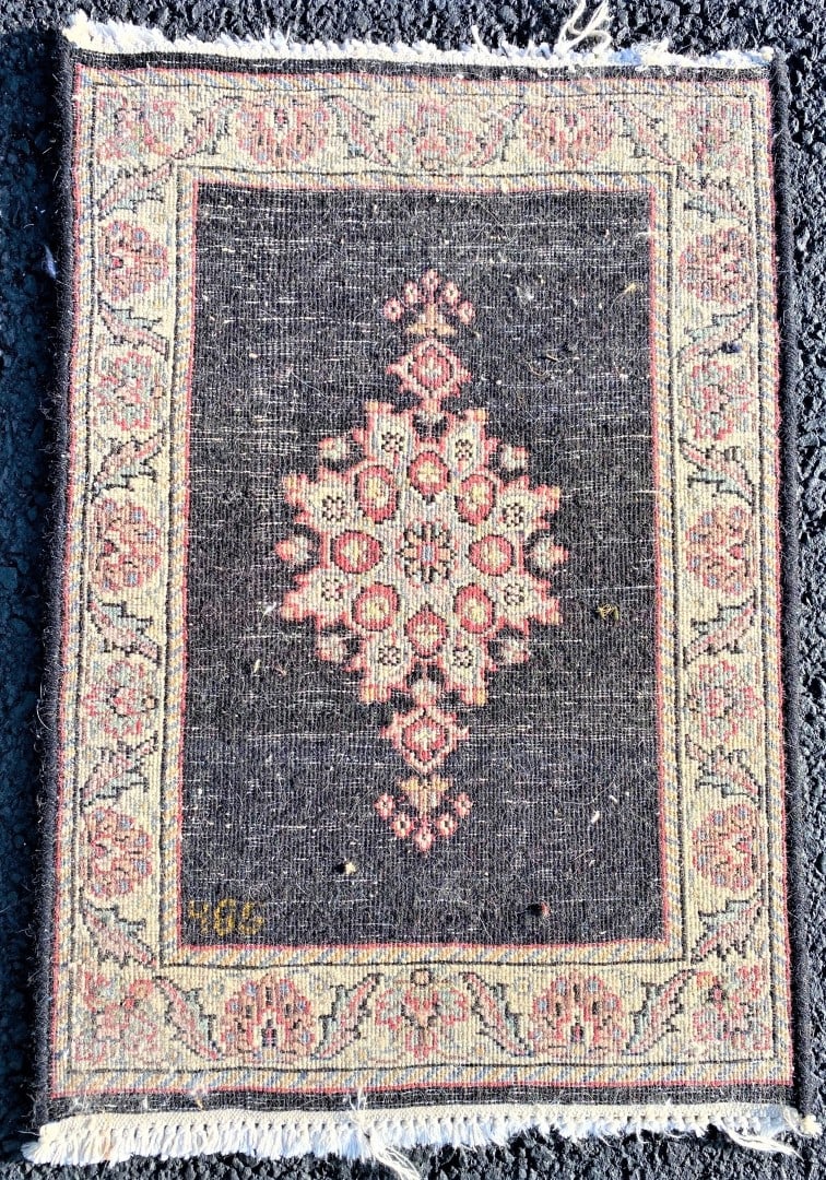 TABRIZ HAND KNOTTED RUG – 18 IN x 25 IN - 2