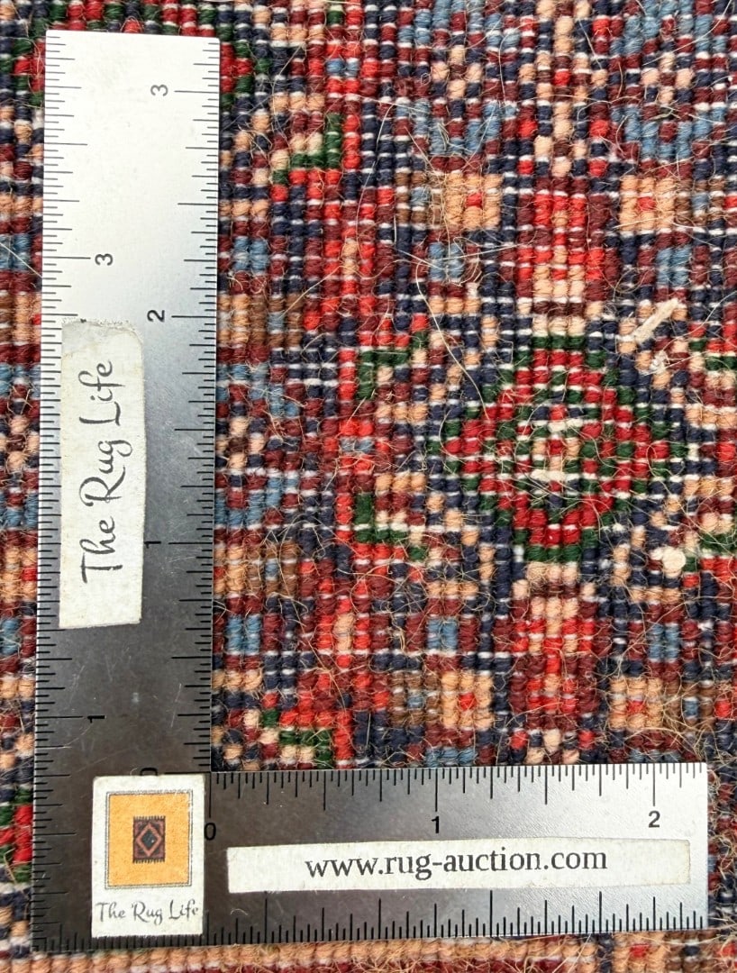 VINTAGE PERSIAN BIDJAR HAND KNOTTED WOOL, GEOMETRIC MEDALLION SCATTER RUG, 2.3 x 3.1 (69cm x 97cm) - 3