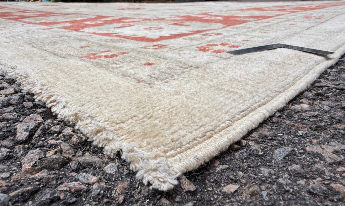 MANSION SIZED OUSHAK HAND KNOTTED RUG, 12.1 x 17.7 (368cm x 536cm) - 4