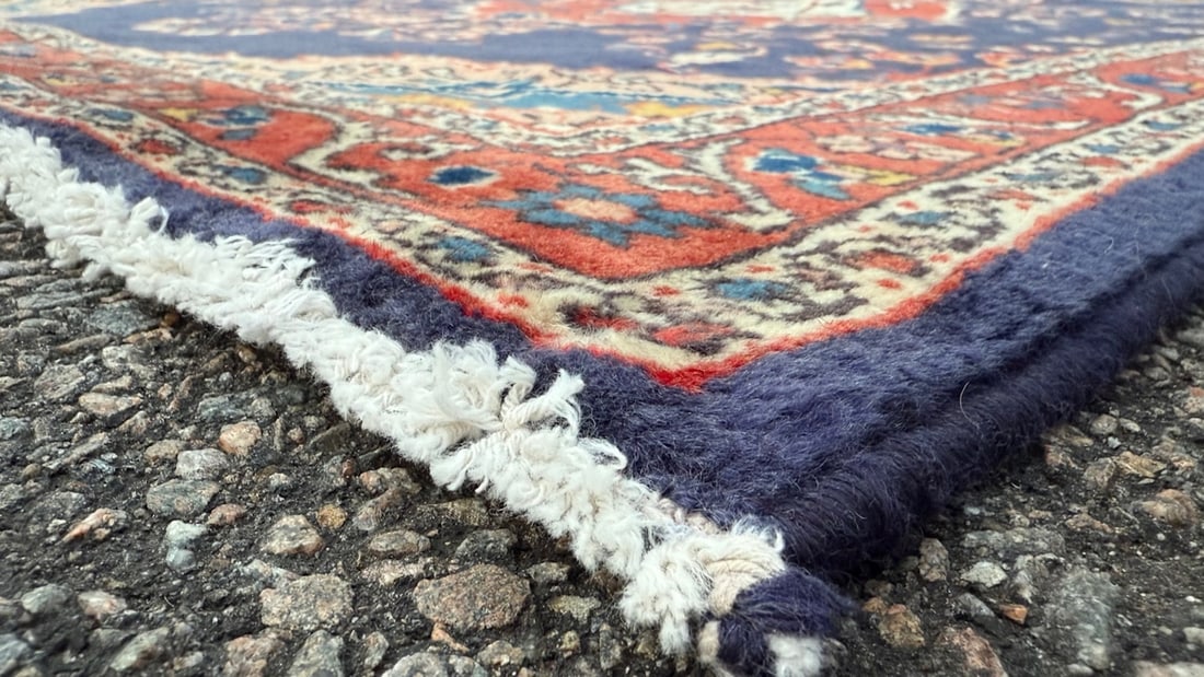VINTAGE PERSIAN LILIHAN HAND KNOTTED RUG, 3.5 x 4.4 (104cm x 132cm) - 2