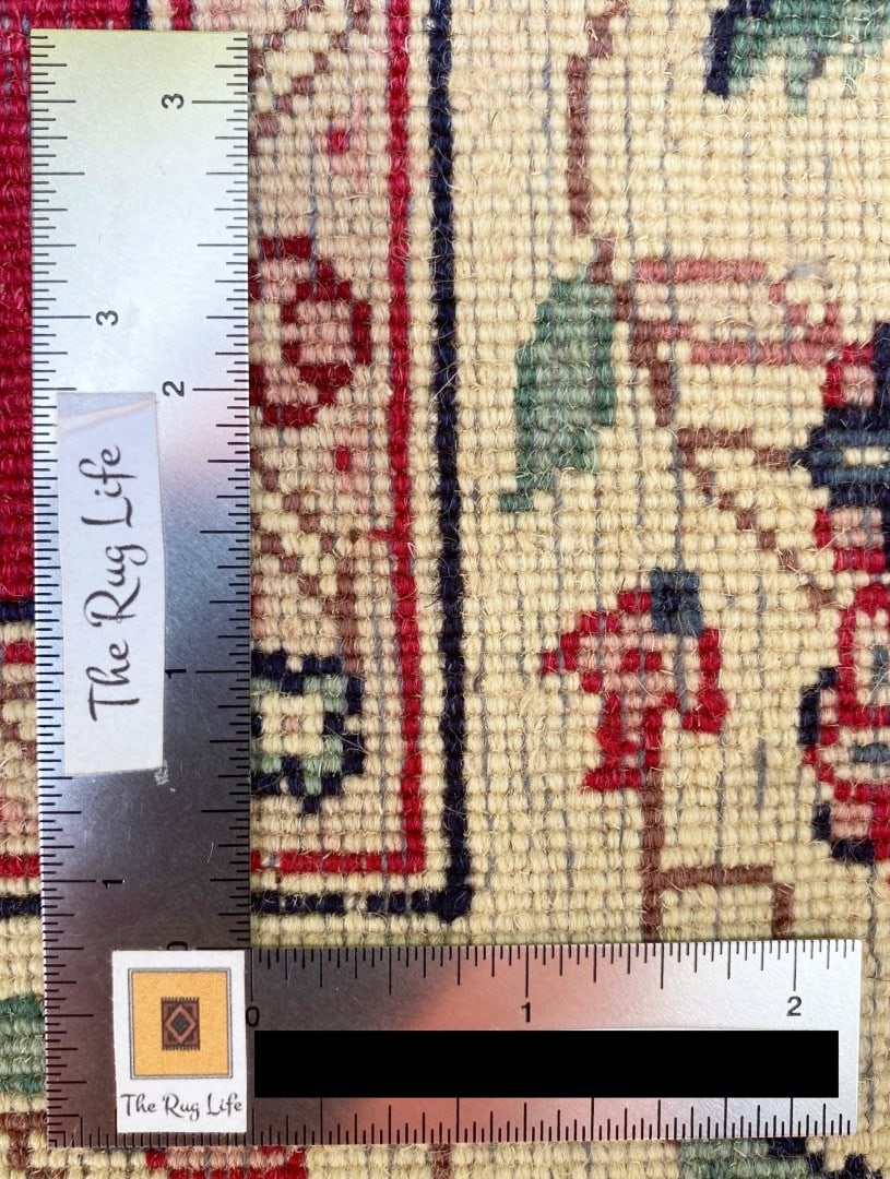 SAROUK HAND KNOTTED RUG – 3.11 x 6.3 (119cm x 191cm) - 5