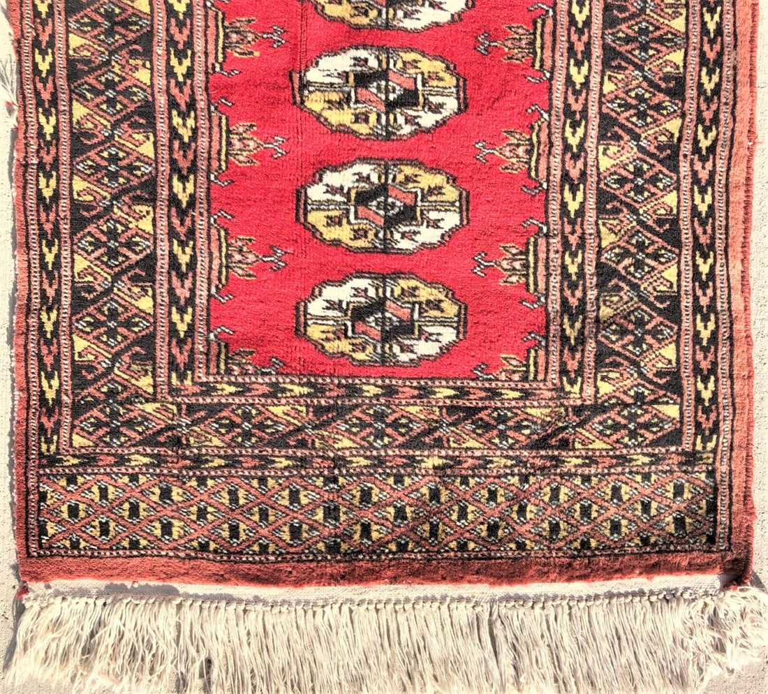 BUKHARA TEKKE HAND KNOTTED RUG – 2.0 x 2.11 - 2