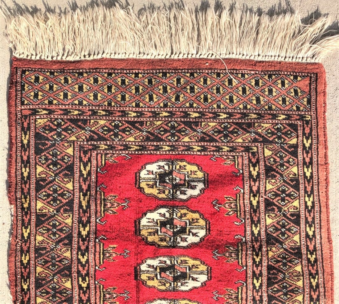 BUKHARA TEKKE HAND KNOTTED RUG – 2.0 x 2.11 - 3