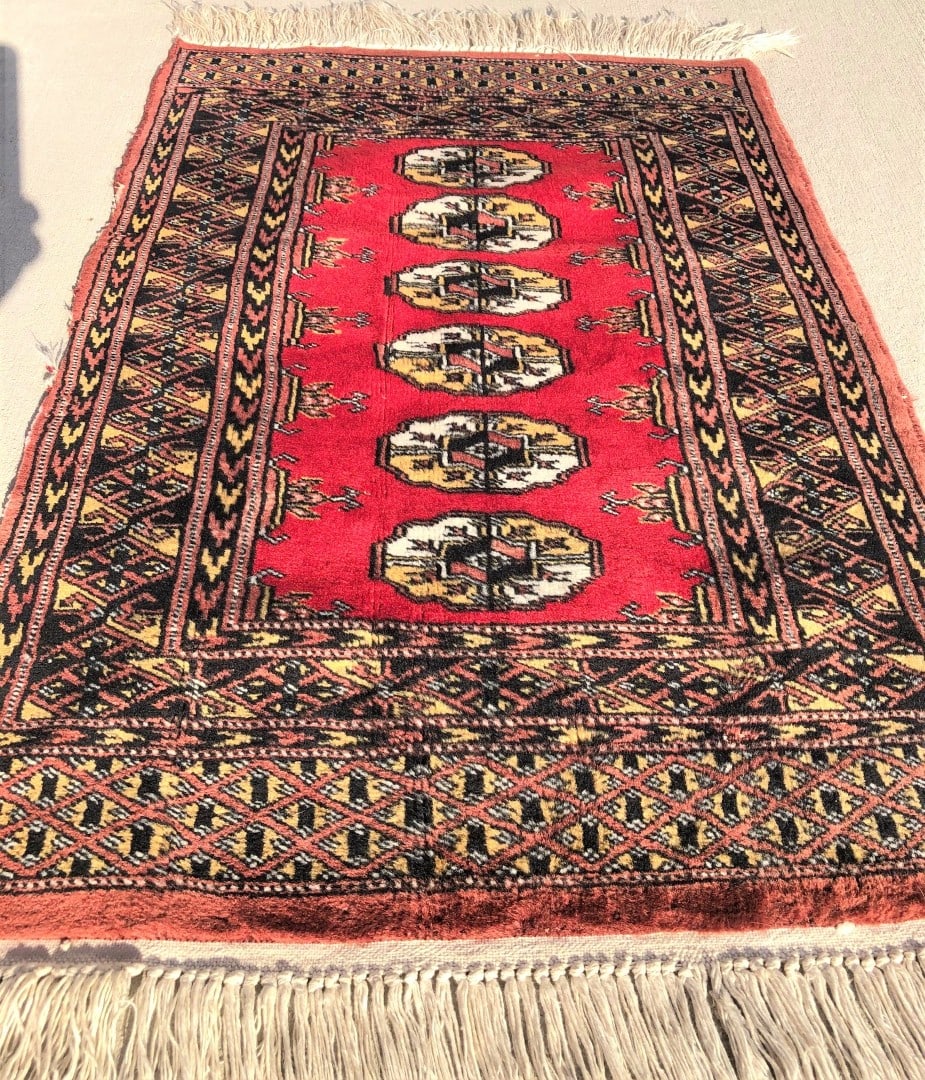 BUKHARA TEKKE HAND KNOTTED RUG – 2.0 x 2.11 - 4