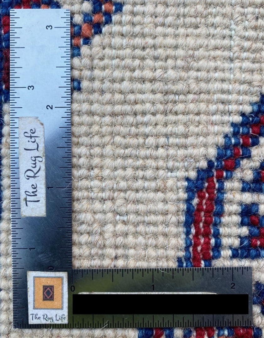 BUKHARA HAND KNOTTED RUG, 2.0 x 2.11 (61cm x 89cm) - 3