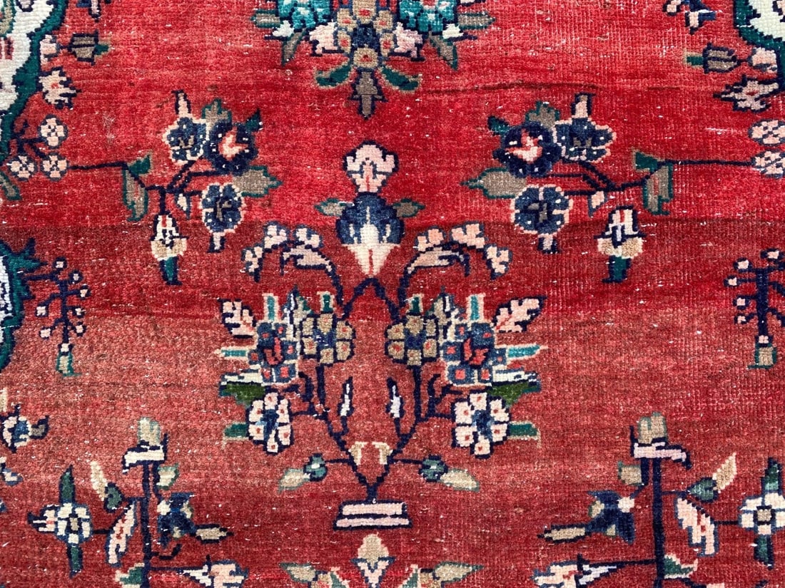 ANTIQUE PERSIAN LILIHAN HAND KNOTTED RUG, 3.6 x 6.8 (107cm x 203cm) - 2
