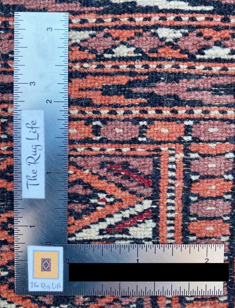 BUKHARA HAND KNOTTED RUNNER, 3.3 x 10.2, (99cm x 310cm) - 5