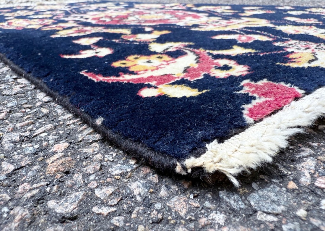 VINTAGE PERSIAN LILIHAN HAND KNOTTED RUG, 1.5 x 2.7 (43cm x 79cm) - 2