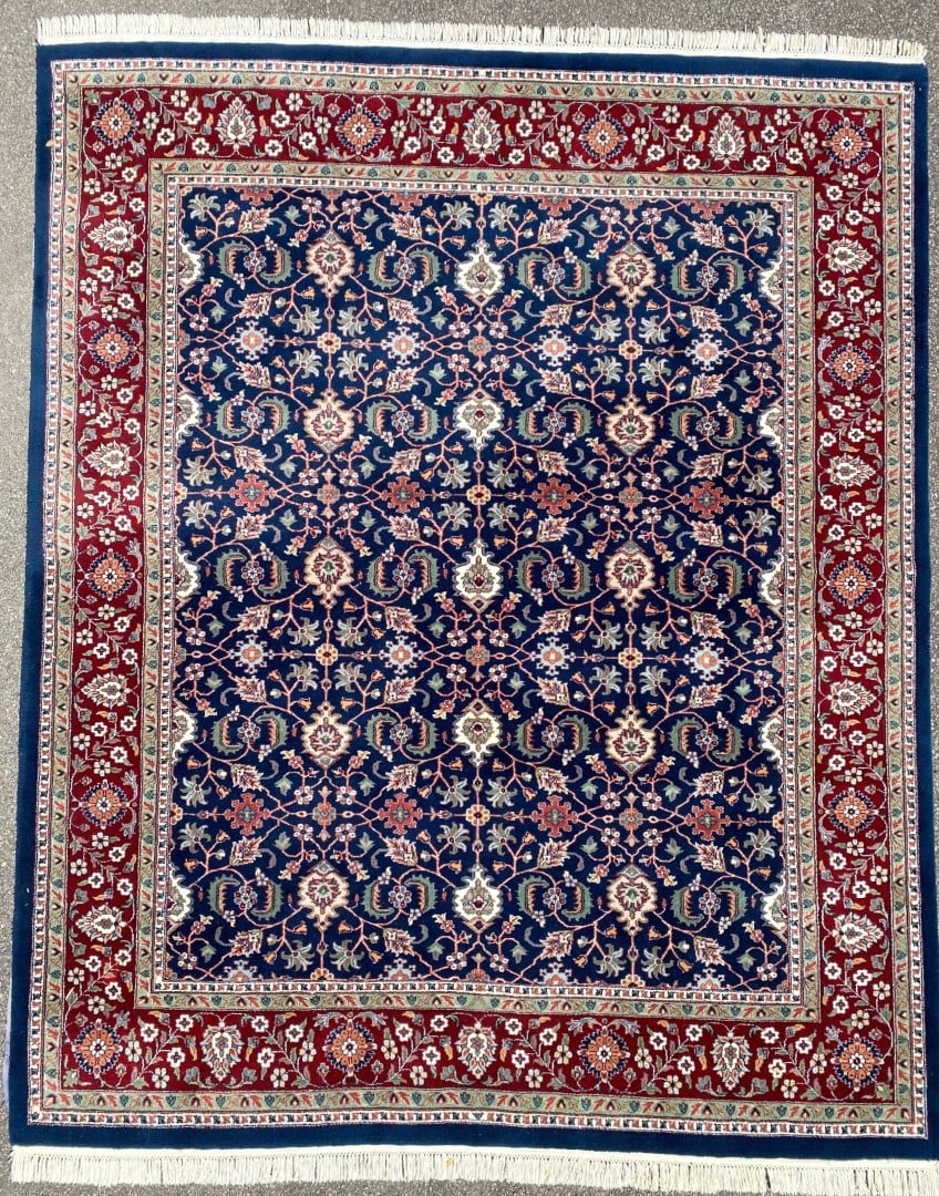KASHAN HAND KNOTTED RUG, 8.0 x 10.0 (244cm x 305cm) (1 of 5)