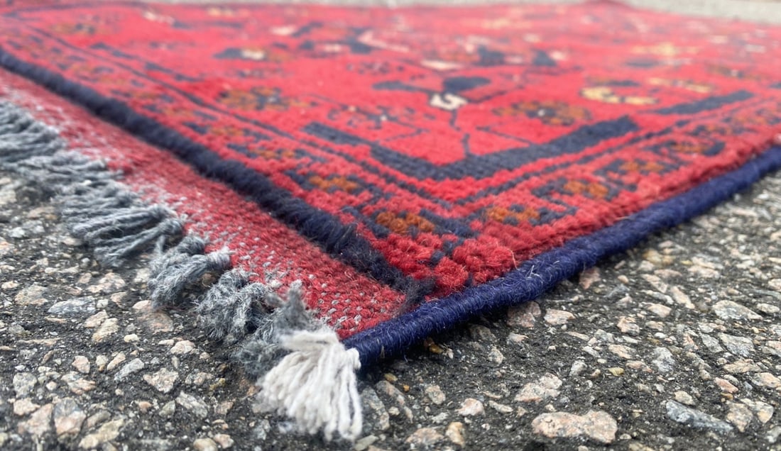 TURKEMAN HAND KNOTTED RUG, NEW, 1.7 x 3.4 (48cm x 102cm) - 2