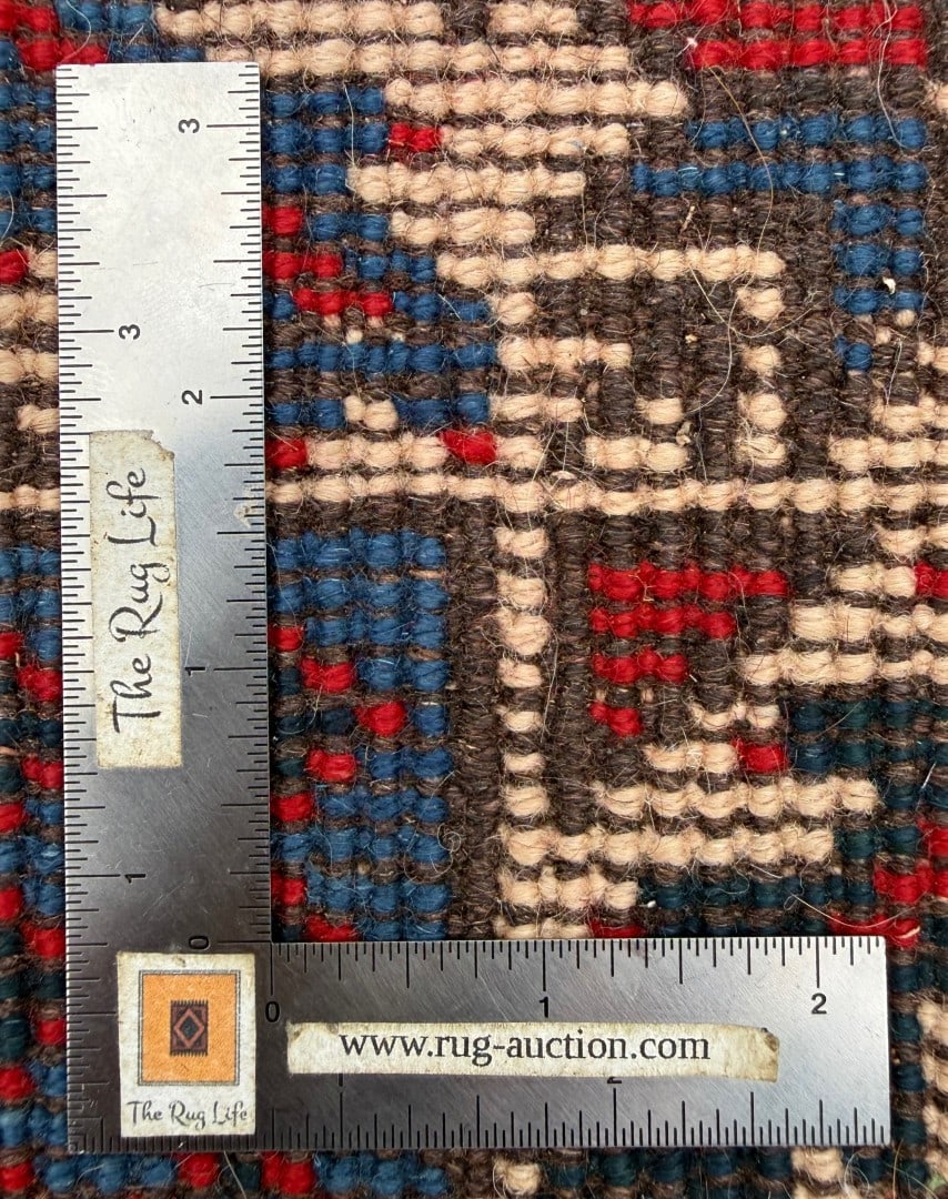 VINTAGE PERSIAN KAZAK CAUCASIAN HAND KNOTTED RUG, 2.5 x 6.2 (74cm x 188cm) - 5