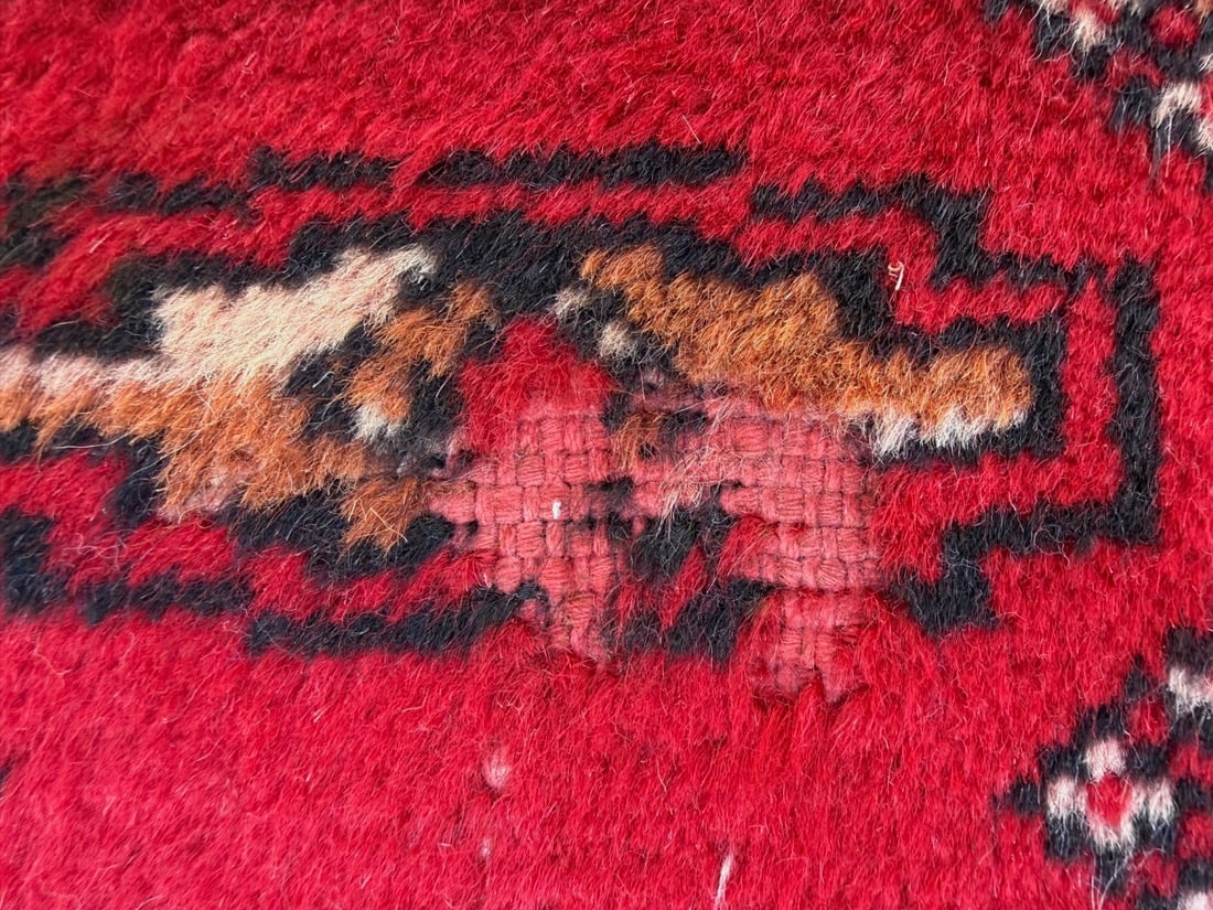 BUKHARA HAND KNOTTED RUG, 1.10 x 4.0 (56cm x 122cm) - 4