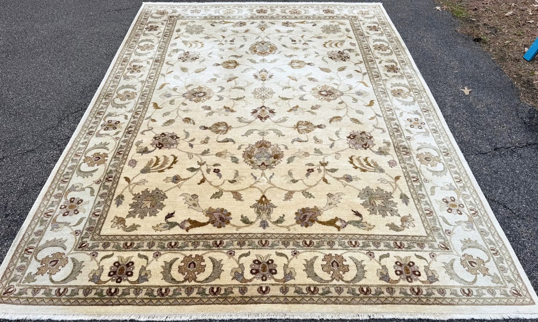 PESHAWAR HAND KNOTTED RUG, 8.11 x 12.3 (272cm x 373cm) - 3
