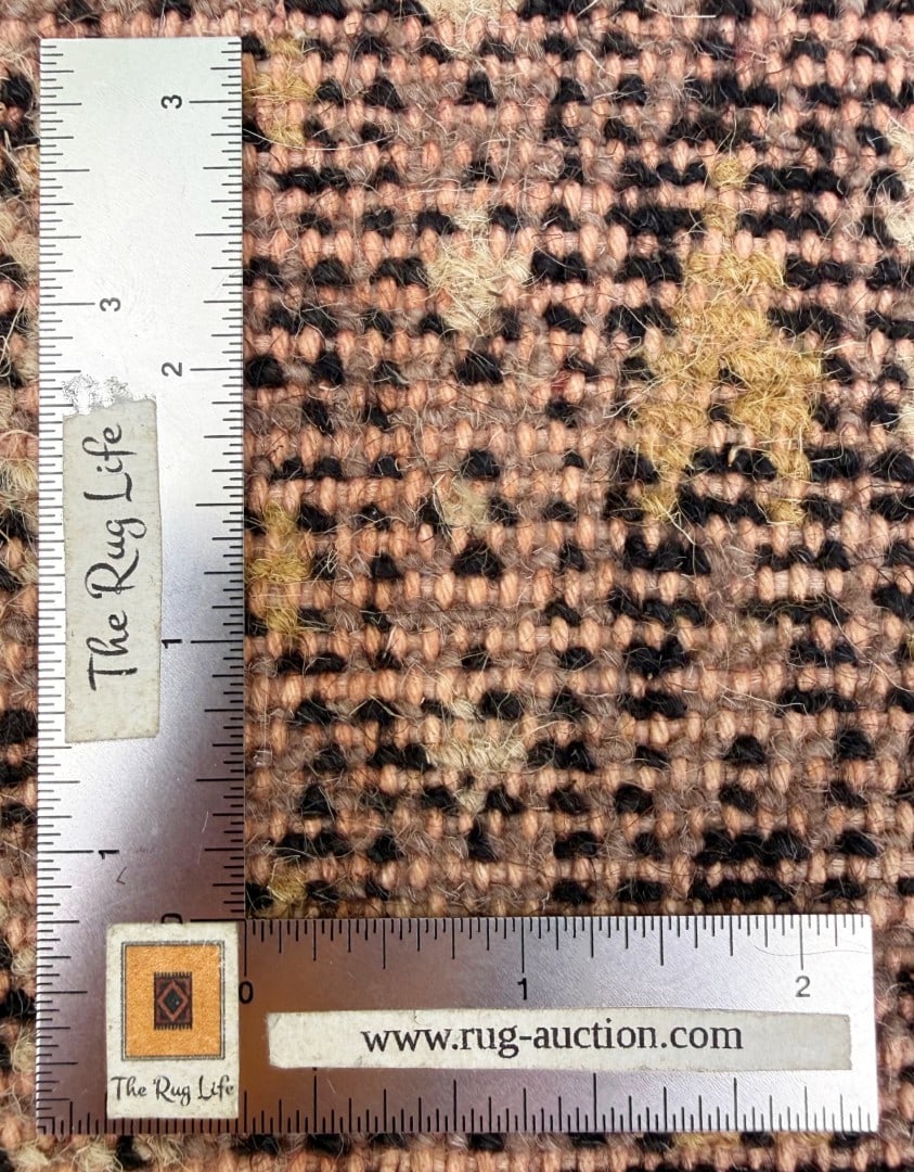 VINTAGE JALDAR HAND KNOTTED WOOL RUG, 4.0 x 6.0 (122cm x 183cm) - 3