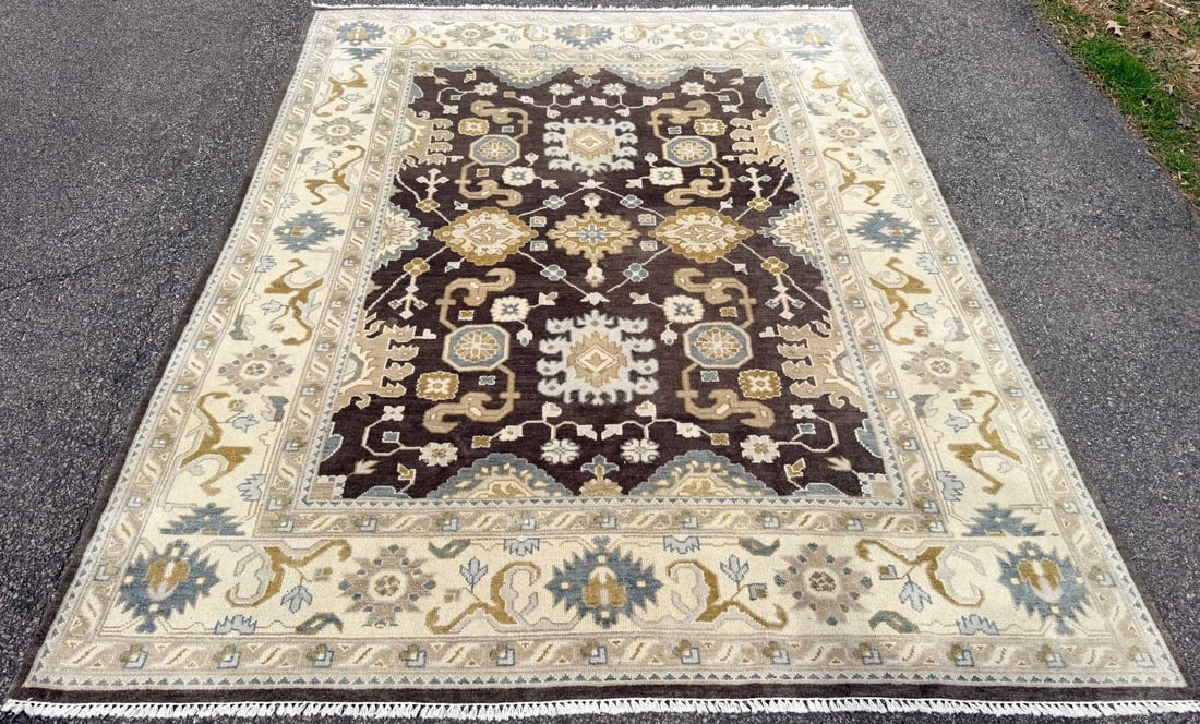 OUSHAK HAND KNOTTED RUG, 7.10 x 10.1 (239cm x 307cm) - 3