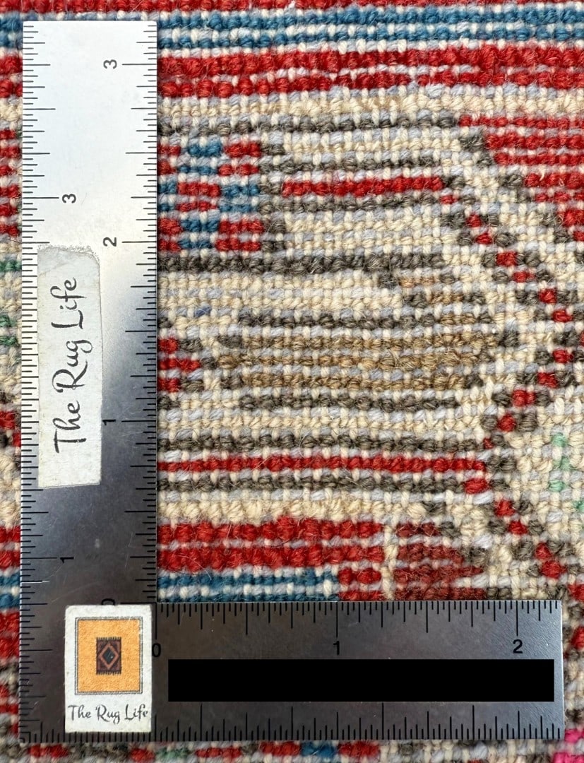 ANTIQUE PERSIAN BIDJAR HAND KNOTTED RUNNER, 3.9 x 12.0 (114cm x 366cm) - 6