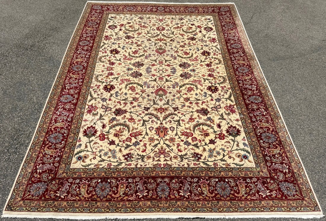 SAROUK HAND KNOTTED RUG, 10.0 x 14.0 (305cm x 427cm) - 3