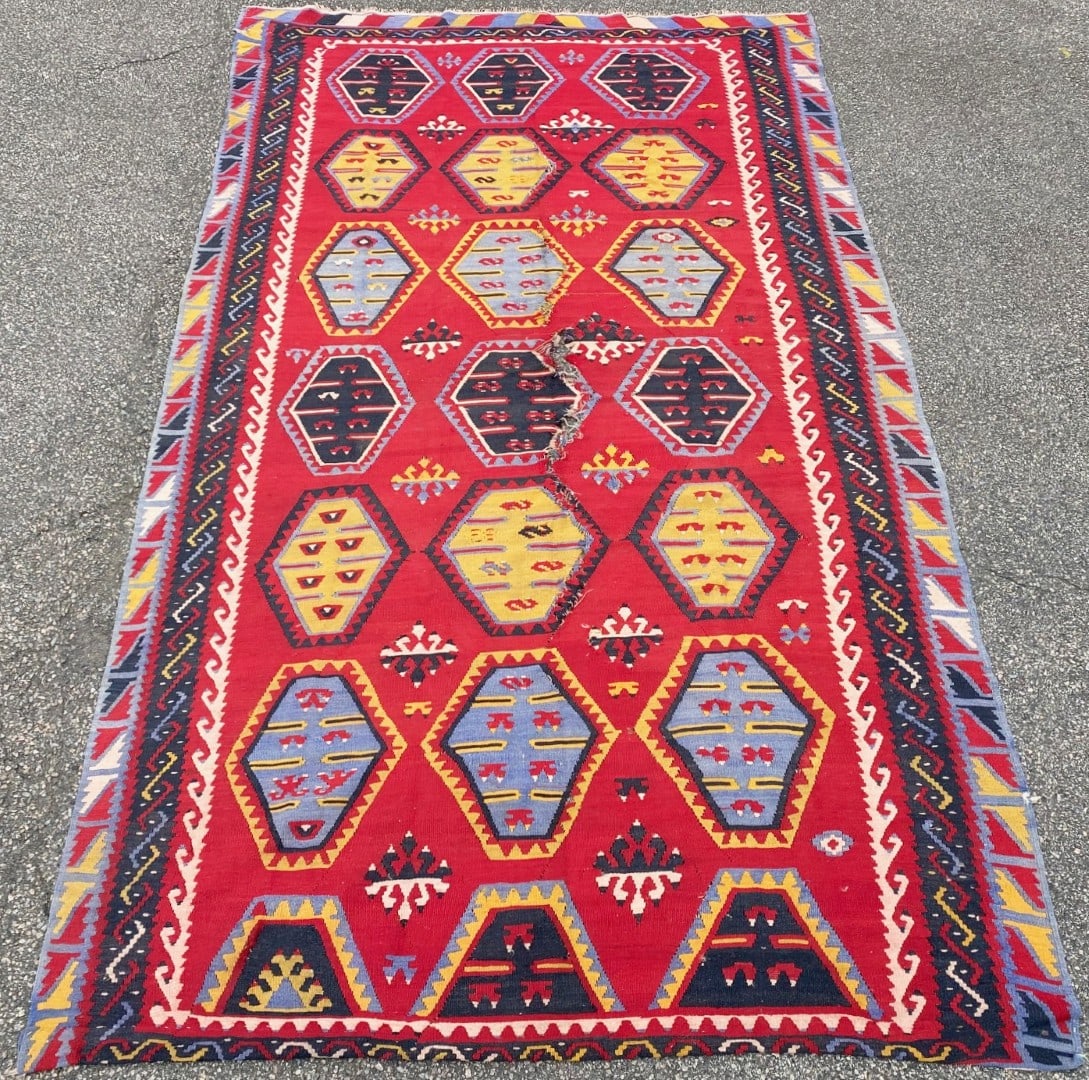 QASHQAI KILIM HAND KNOTTED RUNNER, 6.0 x 11.0 (183cm x 335cm) - 3