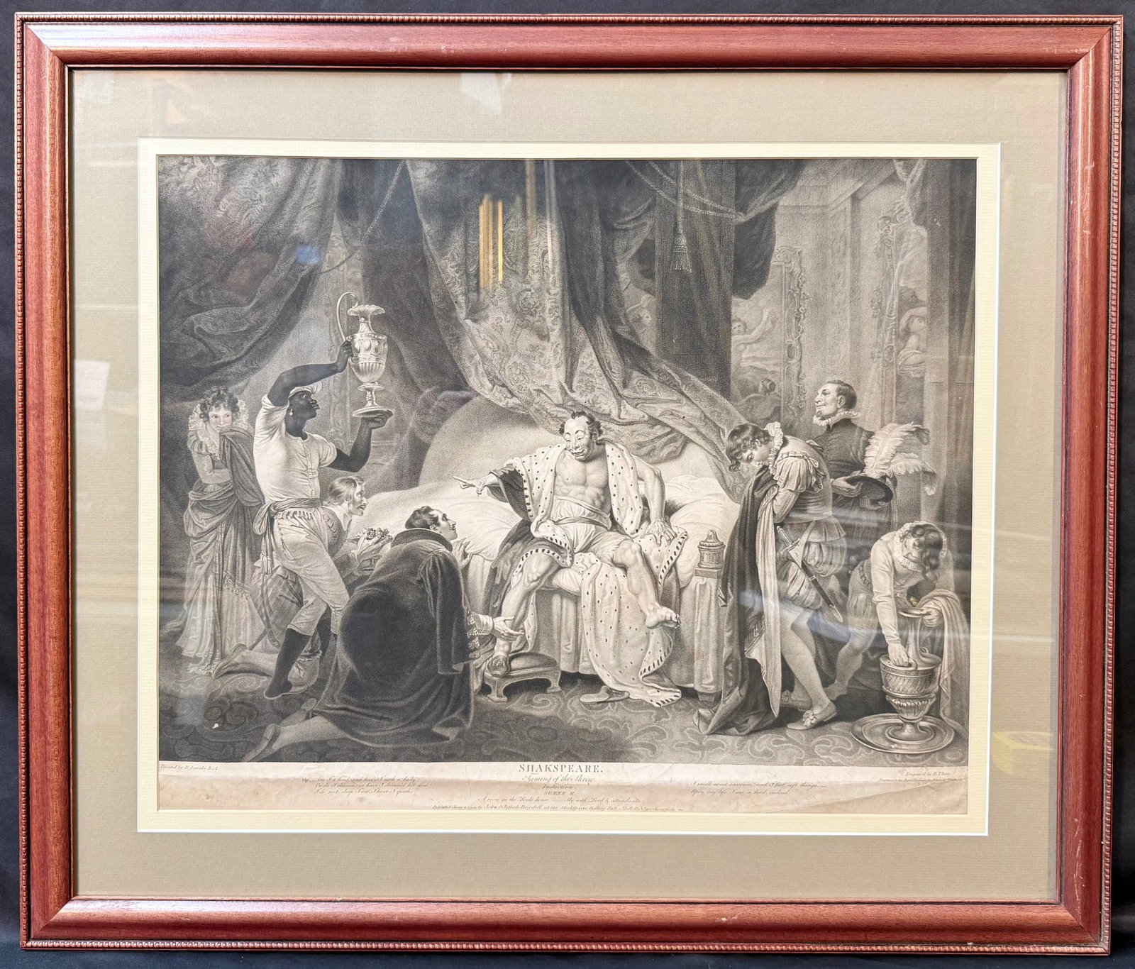 SHAKESPREARE TAMING OF THE SHREW, ROBERT THEW (1758-1802) AFTER ROBERT SMIRKE (1752-1845), FROM (1 of 9)