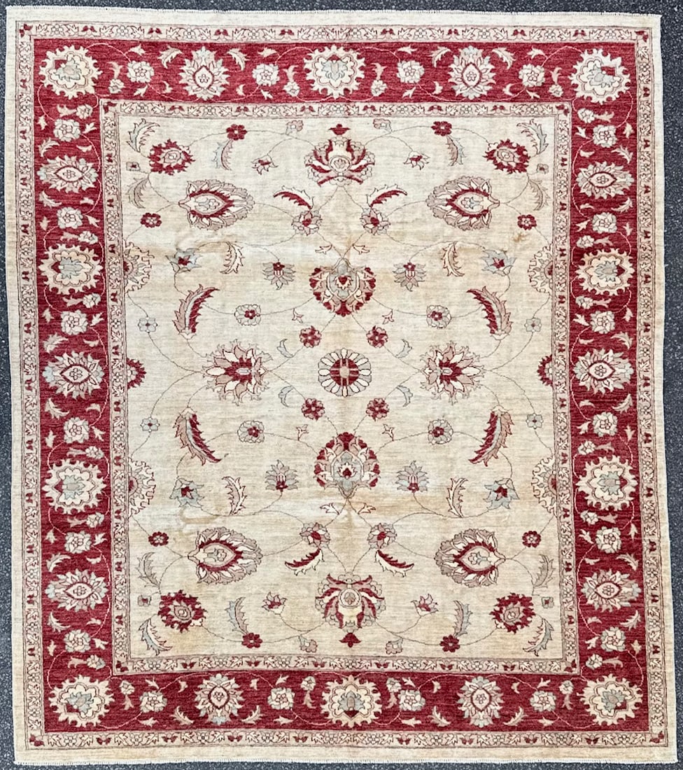 OUSHAK HAND KNOTTED RUG , NEW, 8.1 x 9.4 (246cm x 284cm) (1 of 5)