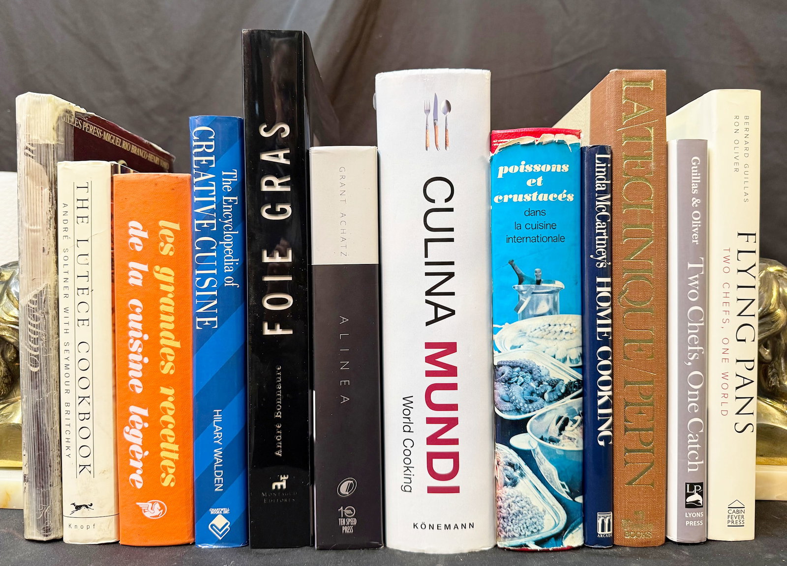 PIERRE CHAMBRIN WHITE HOUSE CHEF CULINARY LIBRARY, SIGNED SOLTNER, LINDA MCCARTNEY, GUILLAS,: A compelling and highly personal culinary library from the estate of White House Executive Chef Pierre Chambrin, representing a rare intersection of French haute cuisine tradition, modern chef culture