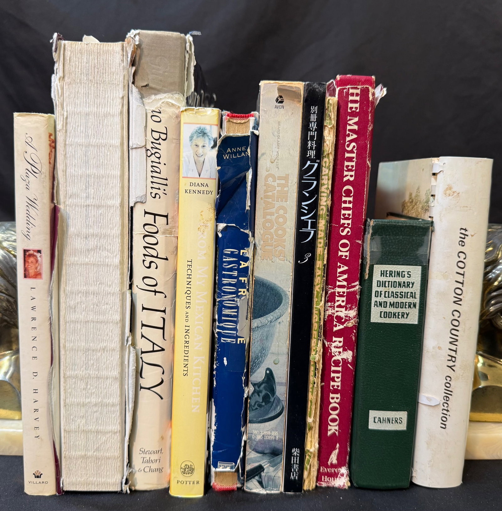 WHITE HOUSE CHEF PIERRE CHAMBRIN WORKING KITCHEN LIBRARY, GLOBAL CULINARY AUTHORITY COLLECTION,: A rare and highly authentic grouping from the personal working library of White House Executive Chef Pierre Chambrin, offering a direct glimpse into the culinary foundation behind one of the most pres