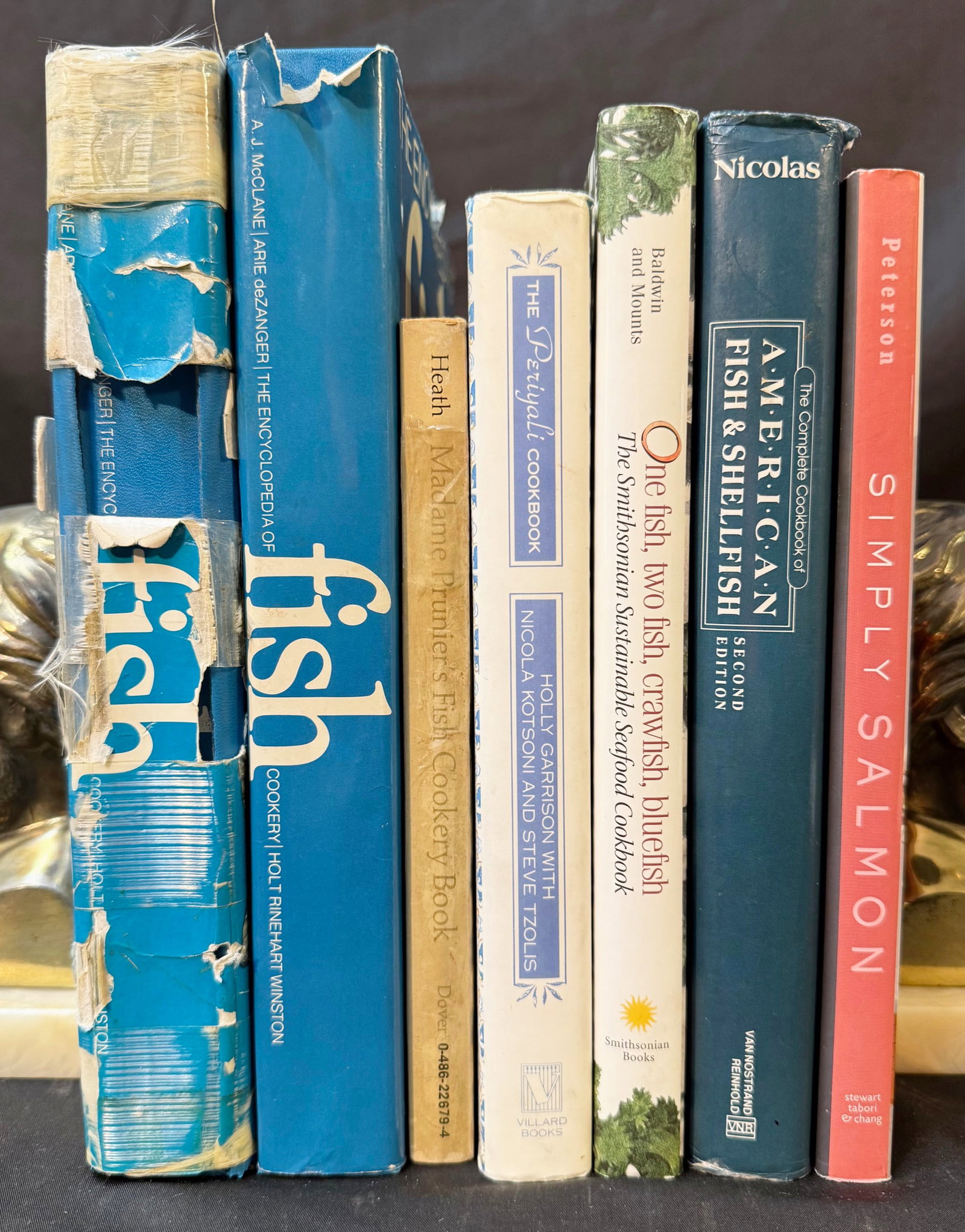 WHITE HOUSE CHEF PIERRE CHAMBRIN ESTATE SEAFOOD CULINARY LIBRARY, MCCLANE “ENCYCLOPEDIA OF FISH: A rare and compelling seafood mastery archive from the estate of White House Executive Chef Pierre Chambrin (1989–1994), centered around one of the most important 20th-century culinary references on