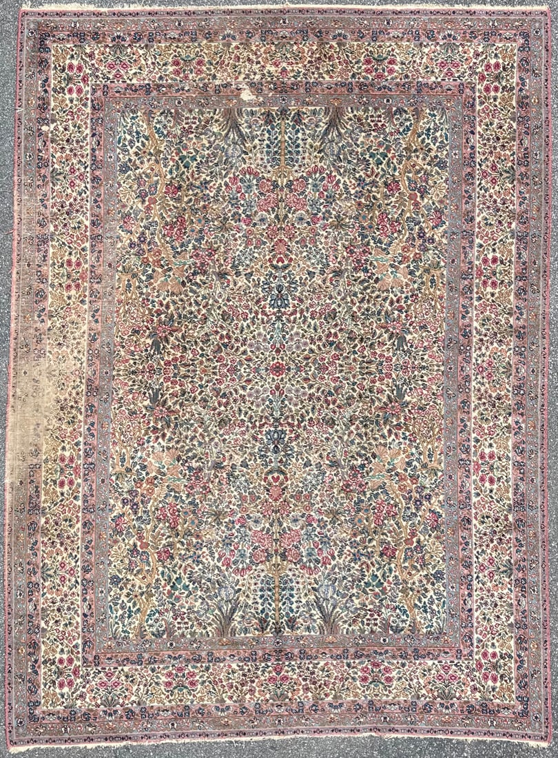 KARASTAN KERMAN RUG, DISTRESSED, 8.9 x 11.10 (267cm x 361cm) (1 of 7)