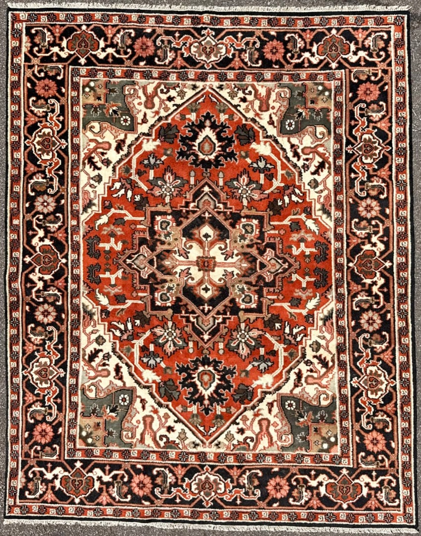 PERSIAN HERIZ HAND KNOTTED RUG, 8.0 x 10.0 (244cm x 305cm) (1 of 5)