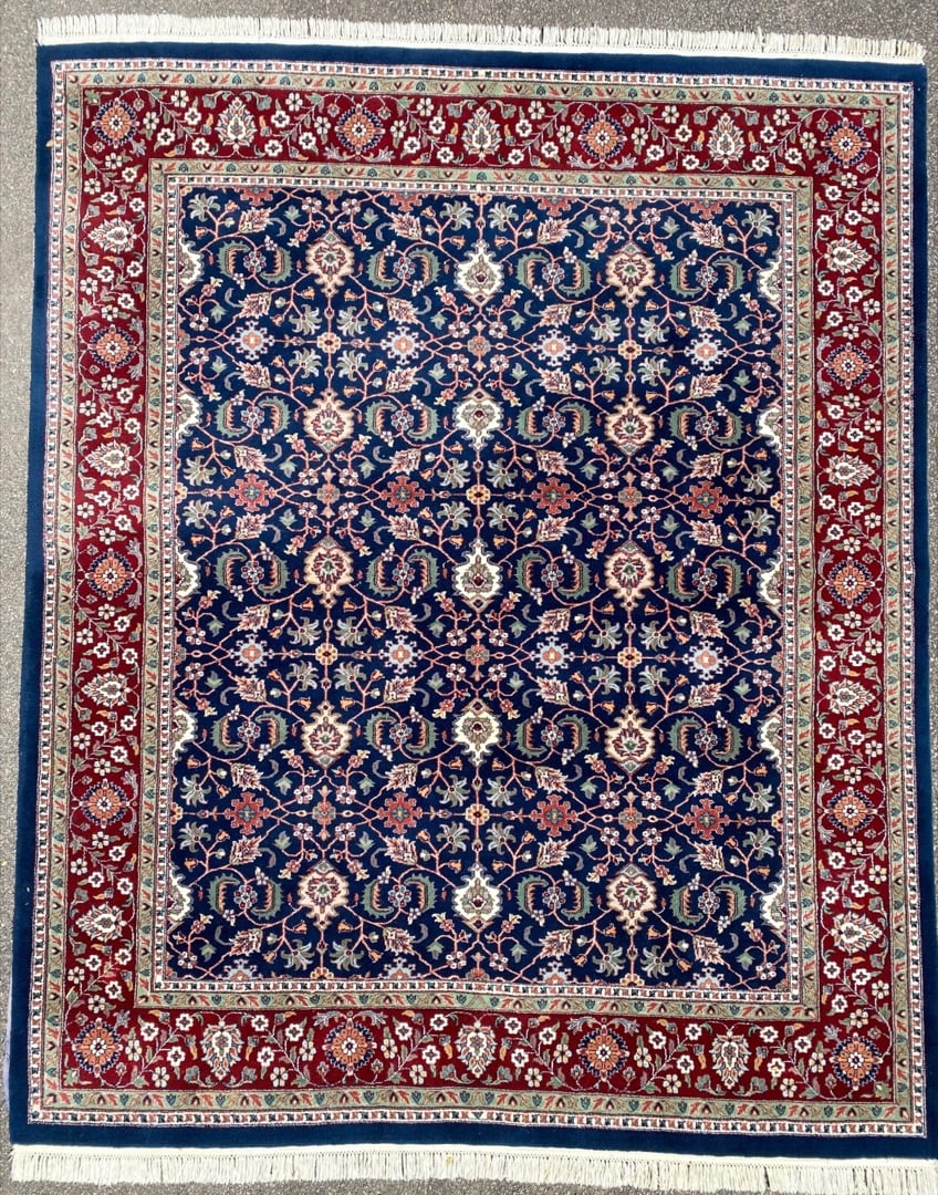 KASHAN HAND KNOTTED RUG, 8.0 x 10.0 (244cm x 305cm) (1 of 5)