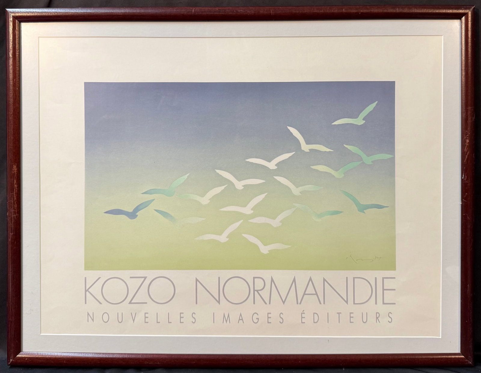 KOZO INOUE (1937-2017) SERIGRAPH TITLED NORMANDIE, 26.5IN x 34IN (67cm x 86cm) (1 of 7)