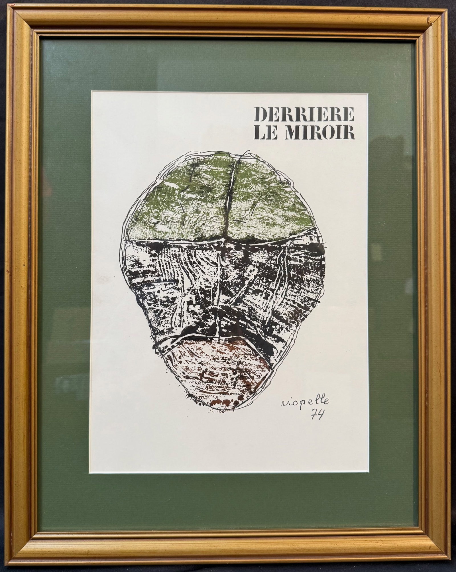 JUAN-PAUL RIOPELLE (1923-2002) ORIGINAL LITHOGRAPH, 16IN x 19IN (41cm x 48cm) (1 of 4)