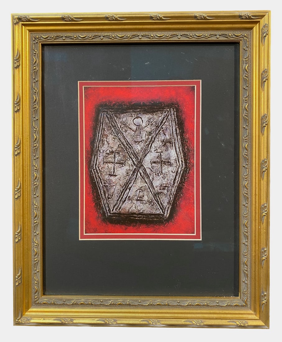 PIERRE JACQUEMON (1936-2001) LIMITED EDITION COLOR LITHOGRAPH, 14IN X 17IN (36cm x 43cm): Limited edition color lithograph by celebrated French-American artist Pierre Jacquemon (1882-1967). It is untitled, and it is after the original which was painted in 1980. It is signed by the artist i