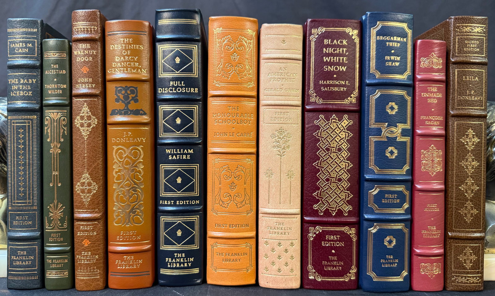 FRANKLIN LIBRARY FIRST EDITION BOOK SERIES, 11 VOLUMES WITH 1 HAND SIGNED, 1970s (1 of 6)
