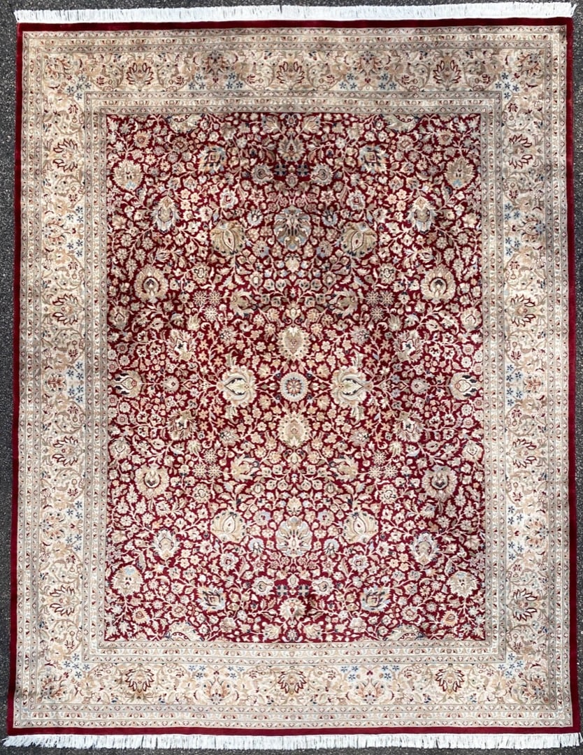PESHAWAR HAND KNOTTED RUG WITH 200+ KPSI, 8.0 x 10.3 (244cm X 312cm) (1 of 5)
