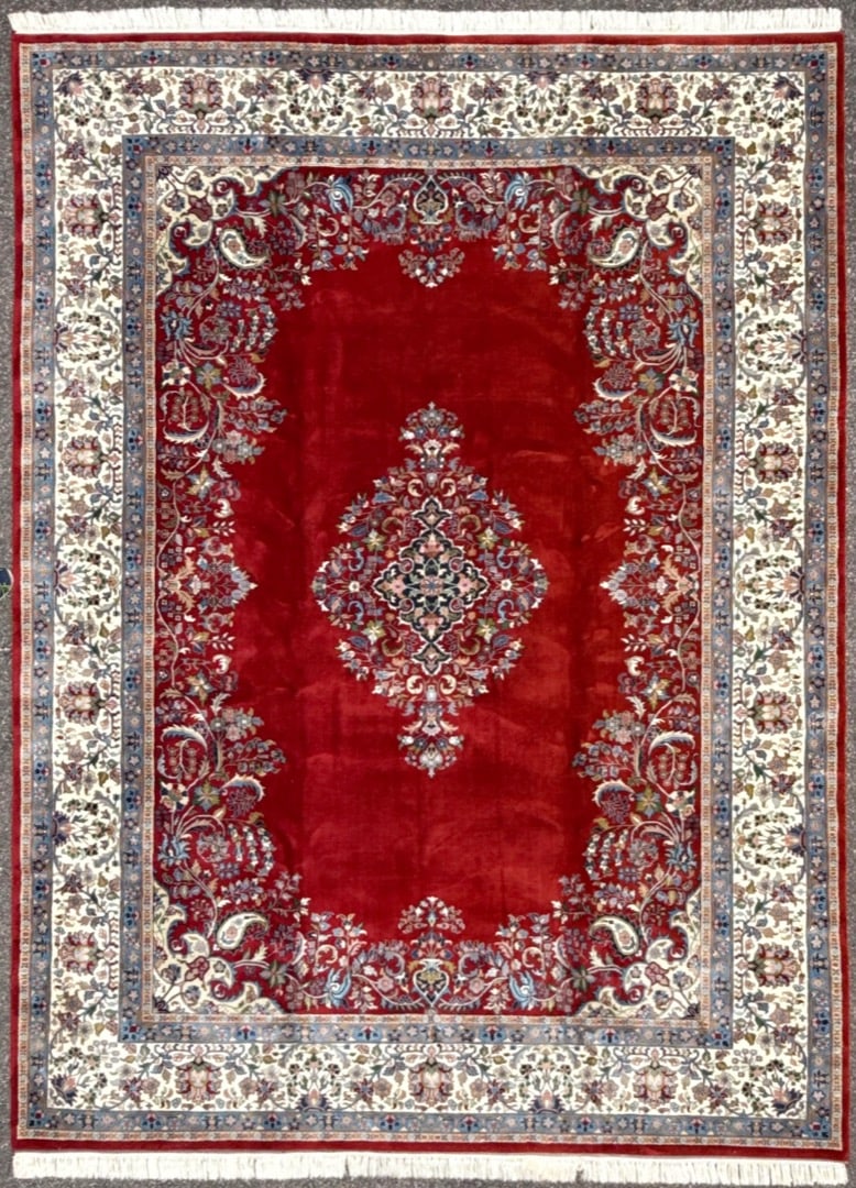 NEW KERMAN HAND KNOTTED RUG, 9.1 x 12.4 (277cm x 376cm) (1 of 5)