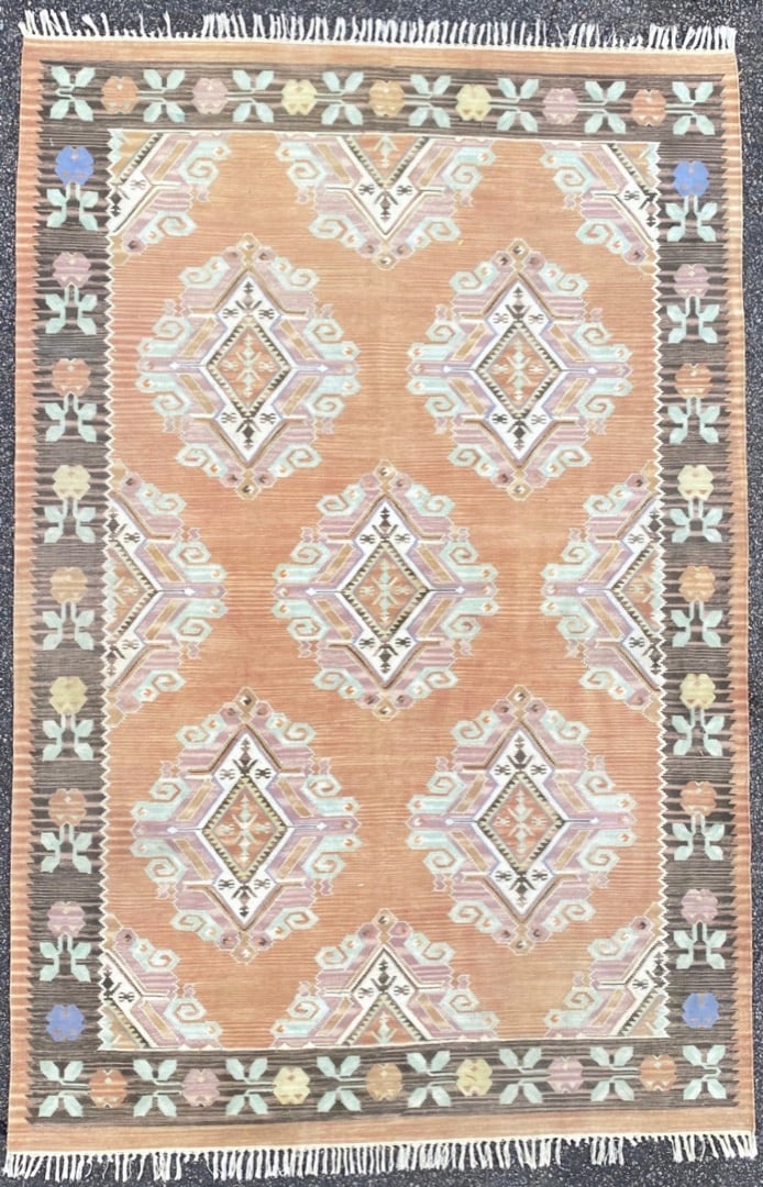 ANATOLIAN KILIM HAND KNOTTED RUG ? 6.0 x 9.0 (1 of 3)