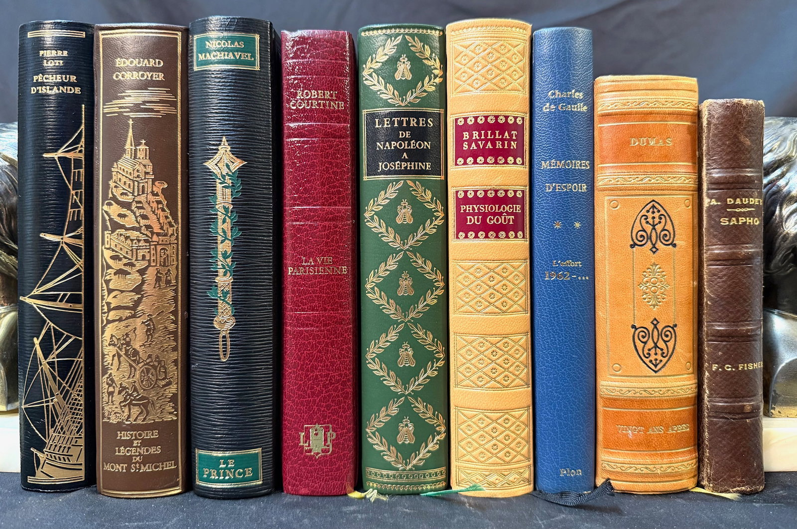 PIERRE CHAMBRIN LIBRARY, FRENCH LITERARY AND GASTRONOMIC COLLECTION INCL. BRILLAT-SAVARIN, NAPOLEON (1 of 8)