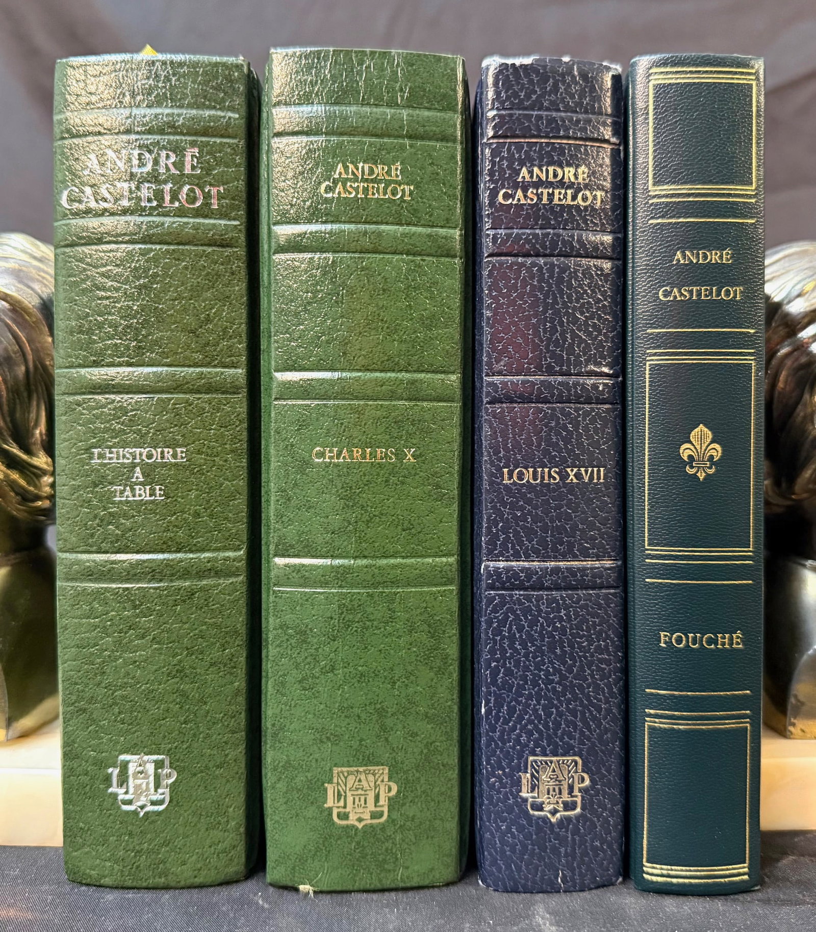 CHEF PIERRE CHAMBRIN ESTATE, ANDR? CASTELOT FRENCH HISTORY LIBRARY (4 VOLS), NAPOLEONIC INTRIGUE,: A striking and intellectually charged French historical library grouping by André Castelot, drawn from the estate of celebrated French chef Pierre Chambrin (White House Executive Chef, Bush–