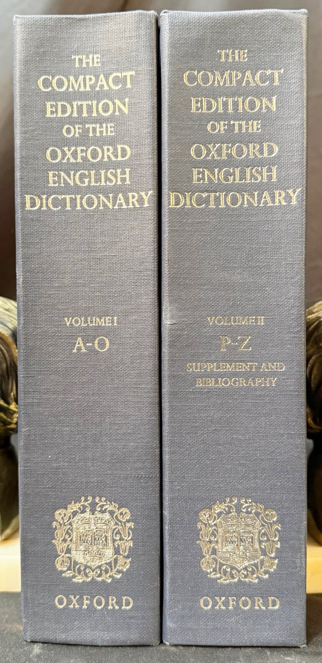 WHITE HOUSE EXECUTIVE CHEF PIERRE CHAMBRIN ESTATE, OXFORD ENGLISH DICTIONARY COMPACT EDITION, 2 (1 of 4)