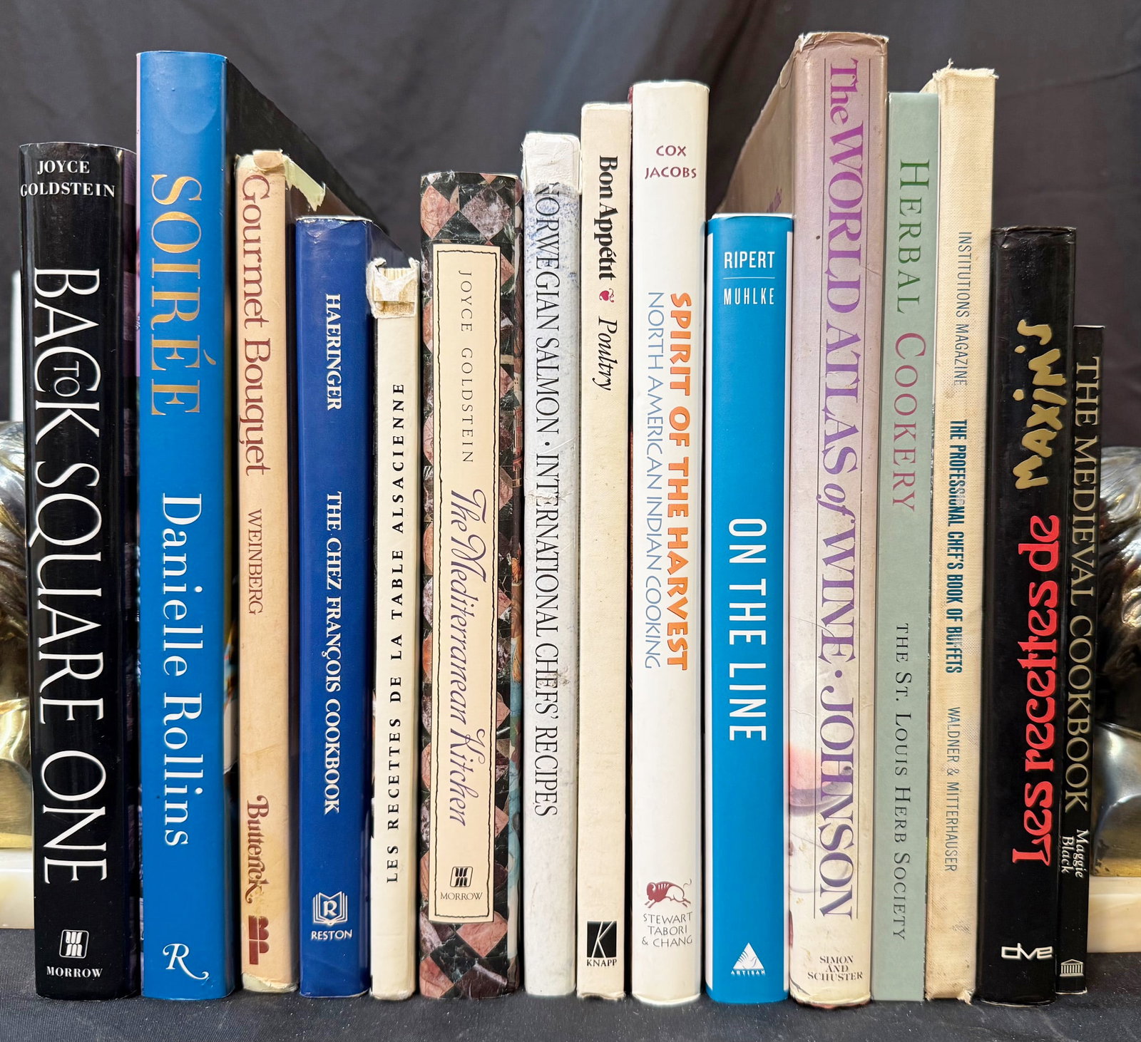 PIERRE CHAMBRIN WHITE HOUSE CHEF CULINARY LIBRARY II, SIGNED JOYCE GOLDSTEIN, HAERINGER, ROLLINS, (1 of 12)