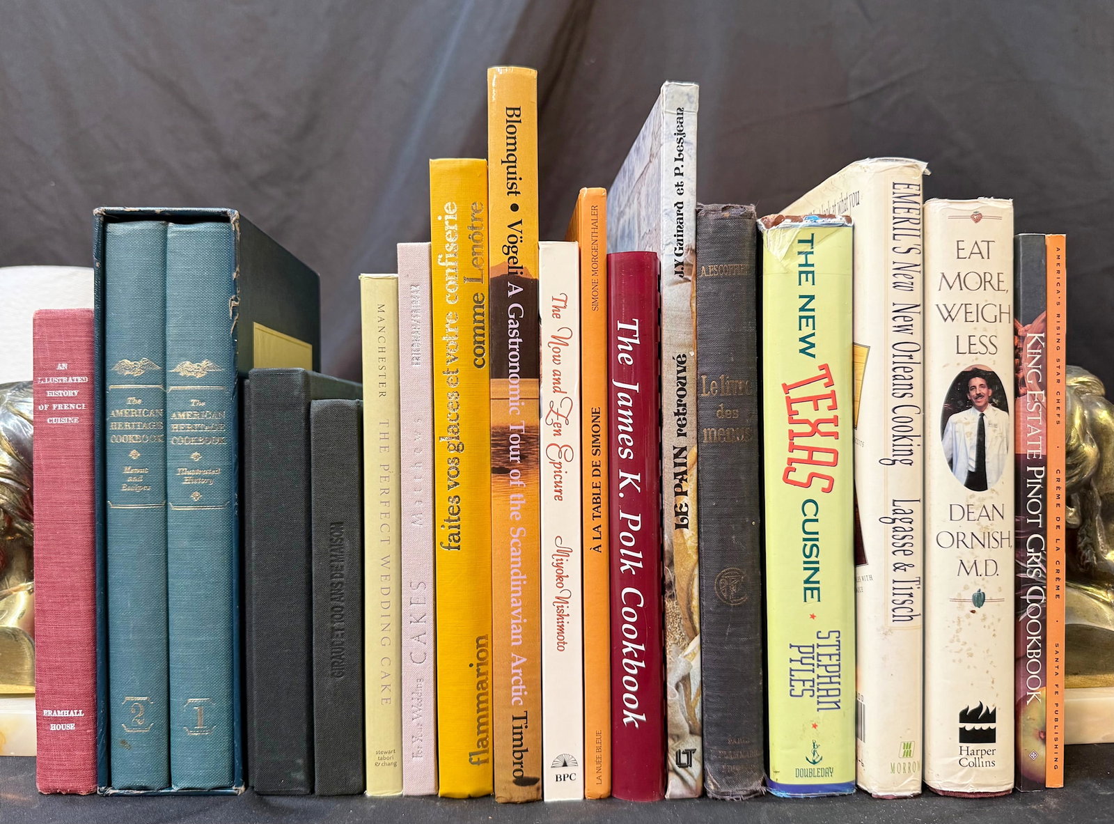 WHITE HOUSE EXECUTIVE CHEF PIERRE CHAMBRIN ESTATE, SIGNED CULINARY LIBRARY, CHEF-TO-CHEF (1 of 12)